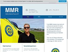 Tablet Screenshot of mmrescue.se